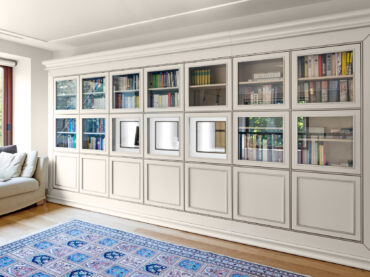 Biblioteka na antresoli | Bookcase on Mezzanine