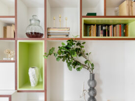 Biblioteka z zielenią | Green Bookcase